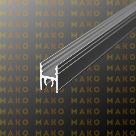 Профиль горизонтальный верхний MS210 Серебро (A00)